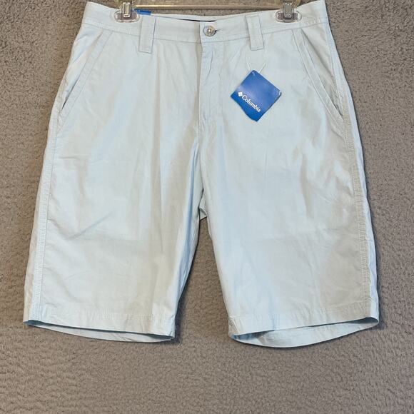Columbia Other - Columbia Washed Out Shorts Men's Size 30 Inseam 10” Baby Blue Chino Shorts New